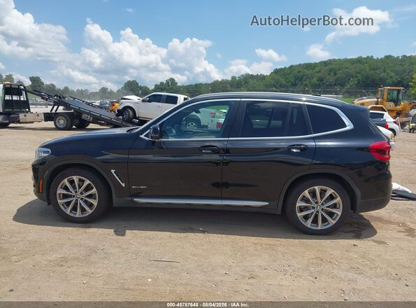 5UXTR9C52JLD62282 2018 BMW X3 Black Widok wnętrza 360 stopni