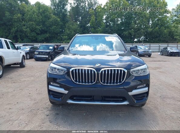 5UXTR9C52JLD62282 2018 BMW X3 Black Widok zestawu wskaźników