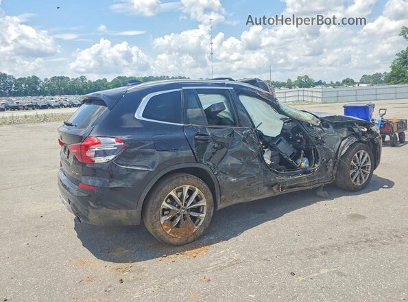 5UXTR9C52JLD74089 2018 BMW X3 Black უკანა მარჯვენა