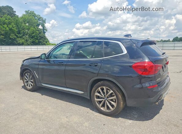 5UXTR9C52JLD74089 2018 BMW X3 Black უკანა მარცხენა