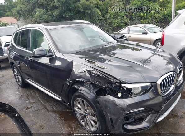 5UXTR9C52KLP85622 2019 BMW X3 Black Widok wnętrza z tyłu
