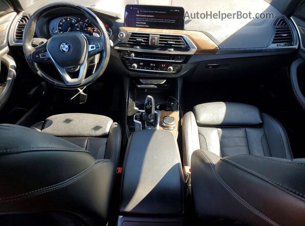 5UXTR9C53JLD64767 2018 BMW X3 Blue წინა პანელის ხედი