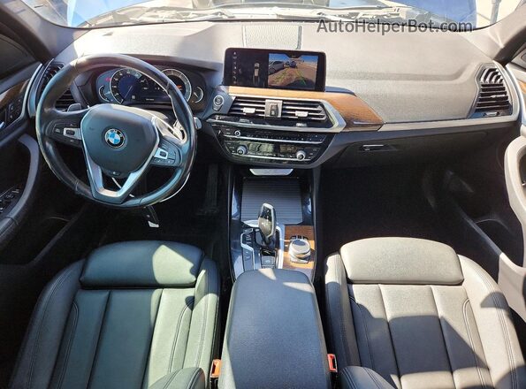 5UXTR9C53KLP95575 2019 BMW X3 Blue Vista del salpicadero