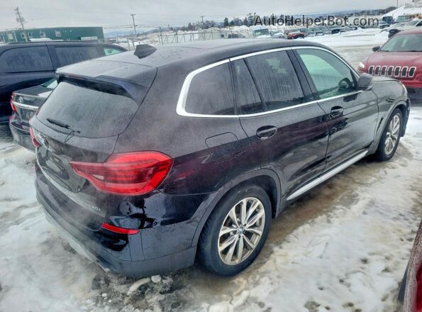 5UXTR9C54JLD72893 2018 BMW X3 Black უკანა მარჯვენა