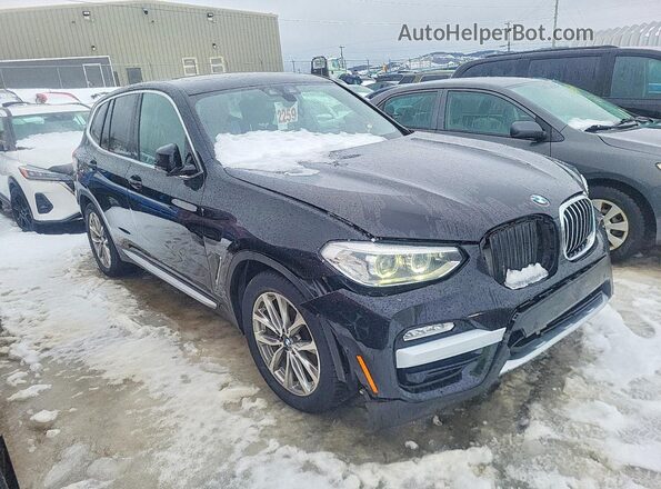 5UXTR9C54JLD72893 2018 BMW X3 Black წინა მარჯვენა
