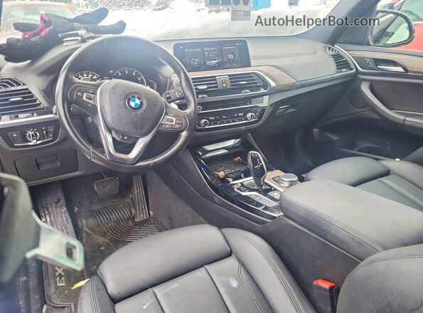 5UXTR9C54JLD72893 2018 BMW X3 Black წინა პანელის ხედი