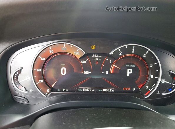 5UXTR9C55JLC75654 2018 BMW X3 Black Սարքավորումների վահանակի տեսք