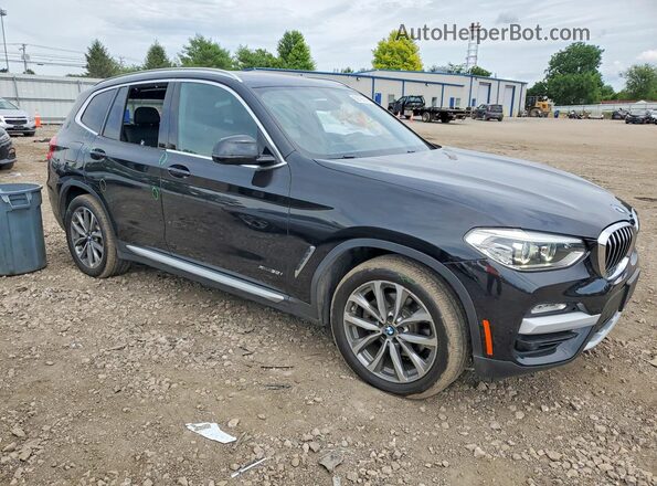 5UXTR9C55JLC75654 2018 BMW X3 Black Առջևի աջ