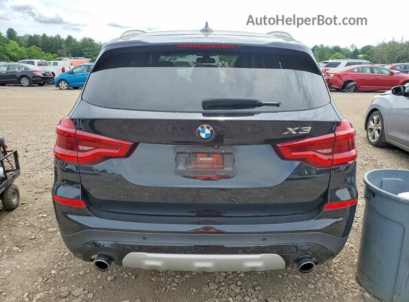 5UXTR9C55JLC75654 2018 BMW X3 Black Հետևի տեսք