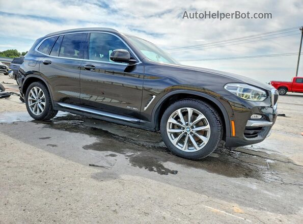 5UXTR9C55JLC81230 2018 BMW X3 Black Przód prawy