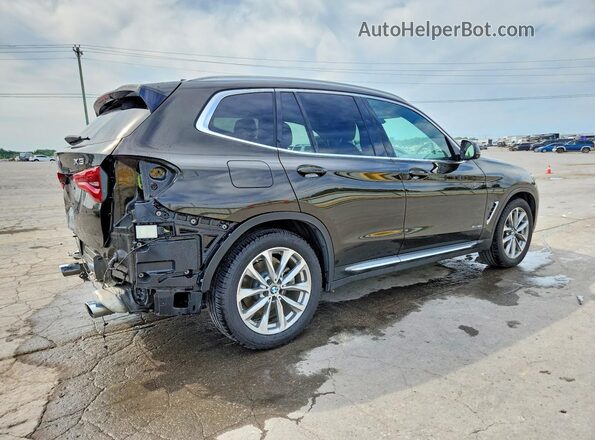 5UXTR9C55JLC81230 2018 BMW X3 Black Tył prawy