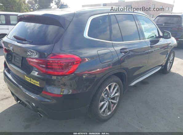 5UXTR9C55JLD63314 2018 BMW X3 Black Tył prawy