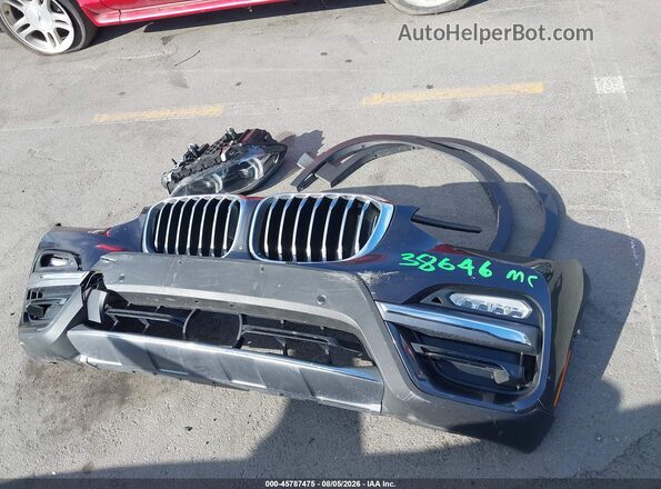 5UXTR9C55JLD63314 2018 BMW X3 Black Widok zestawu wskaźników