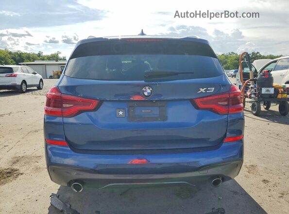 5UXTR9C55JLD63751 2018 BMW X3 Blue Vista trasera