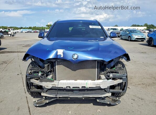 5UXTR9C55JLD63751 2018 BMW X3 Blue Vista frontal