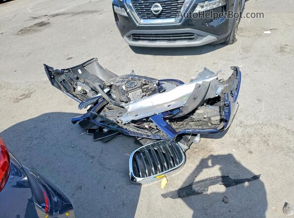 5UXTR9C55JLD63751 2018 BMW X3 Blue Vista de la etiqueta del VIN
