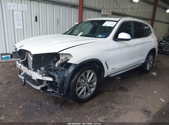 5UXTR9C55JLD64947 2018 BMW X3 White Передня ліва чверть