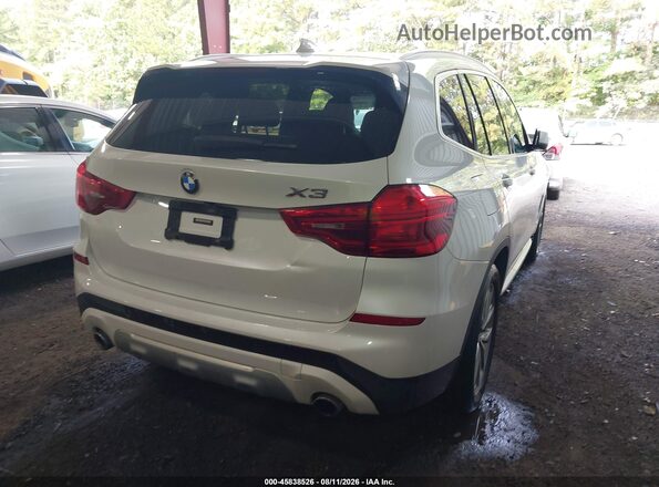 5UXTR9C55JLD64947 2018 BMW X3 White Задня права чверть