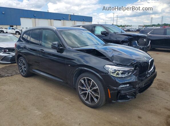 5UXTR9C55KLD93172 2019 BMW X3 Black Передня права чверть