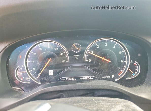 5UXTR9C55KLD93172 2019 BMW X3 Black Вид щитка приладів
