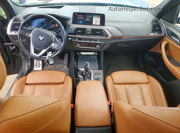 5UXTR9C55KLD93172 2019 BMW X3 Black Вид панелі приладів