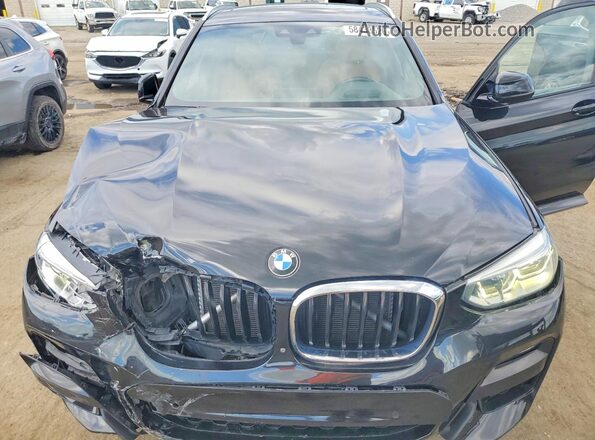 5UXTR9C55KLD93172 2019 BMW X3 Black Вид підкапотного простору