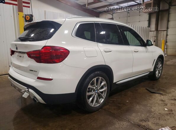 5UXTR9C55KLD96024 2019 BMW X3 White Հետևի աջ