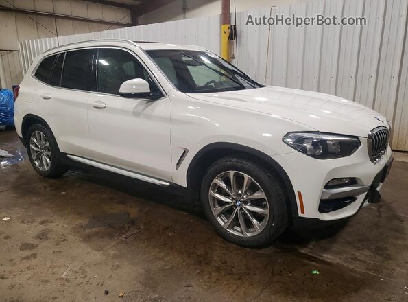5UXTR9C55KLD96024 2019 BMW X3 White Առջևի աջ