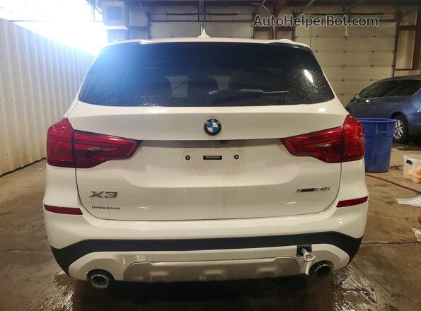 5UXTR9C55KLD96024 2019 BMW X3 White Հետևի տեսք