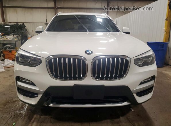 5UXTR9C55KLD96024 2019 BMW X3 White Դիմացի տեսք