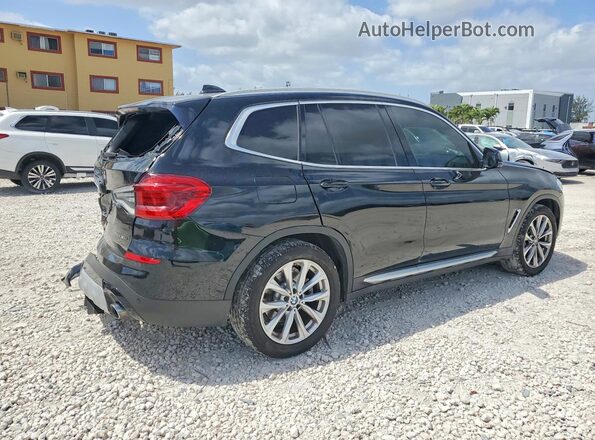 5UXTR9C55KLE21309 2019 BMW X3 Black Trasero derecho