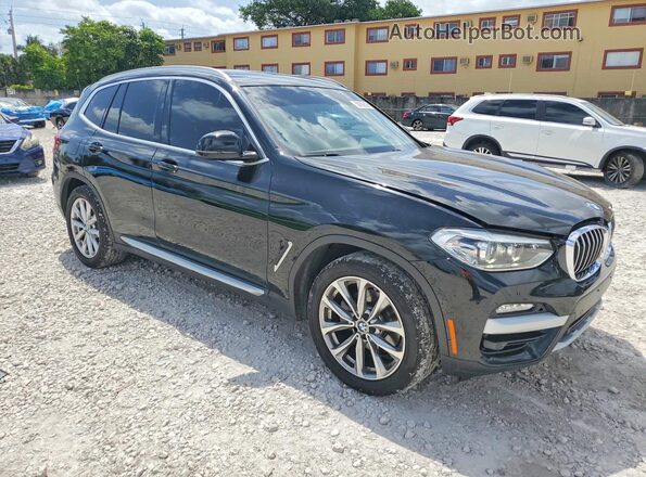 5UXTR9C55KLE21309 2019 BMW X3 Black Delantero derecho