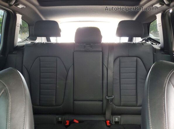 5UXTR9C55KLE21309 2019 BMW X3 Black Vista de los asientos traseros