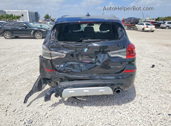 5UXTR9C55KLE21309 2019 BMW X3 Black Vista trasera