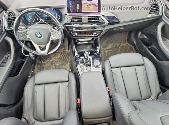 5UXTR9C55KLP92824 2019 BMW X3 White Vista del salpicadero
