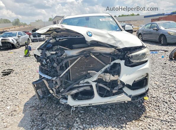 5UXTR9C56JLC72603 2018 BMW X3 White Вид спереду