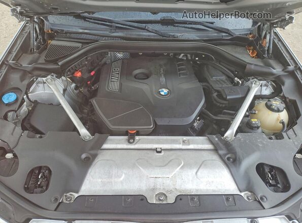 5UXTR9C56JLC73007 2018 BMW X3 Silver ძრავის განყოფილების ხედი