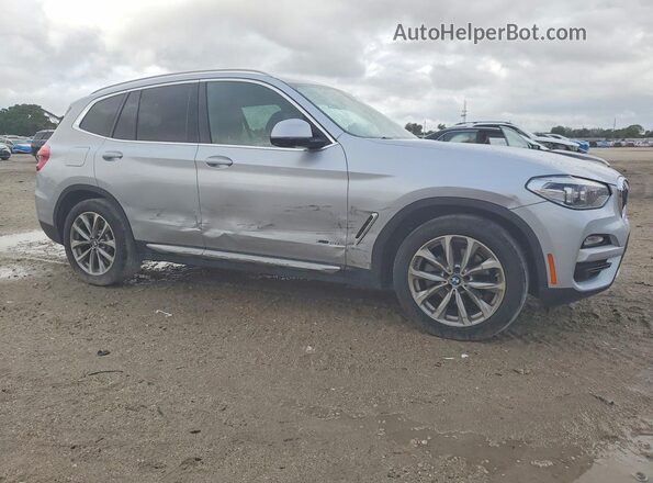 5UXTR9C56JLC73007 2018 BMW X3 Silver წინა მარჯვენა
