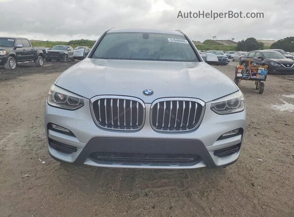 5UXTR9C56JLC73007 2018 BMW X3 Silver წინა ხედი