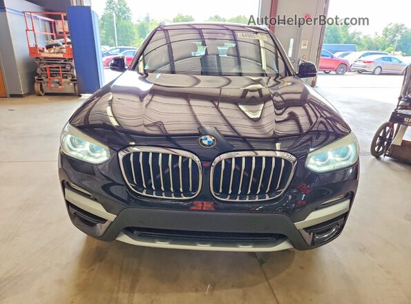 5UXTR9C56JLD61233 2018 BMW X3 Black Vista frontal