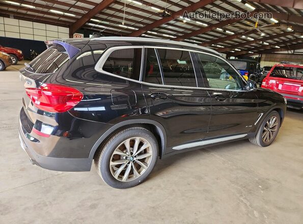 5UXTR9C56JLD61233 2018 BMW X3 Black Trasero derecho