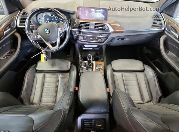 5UXTR9C56JLD61233 2018 BMW X3 Black Vista del salpicadero
