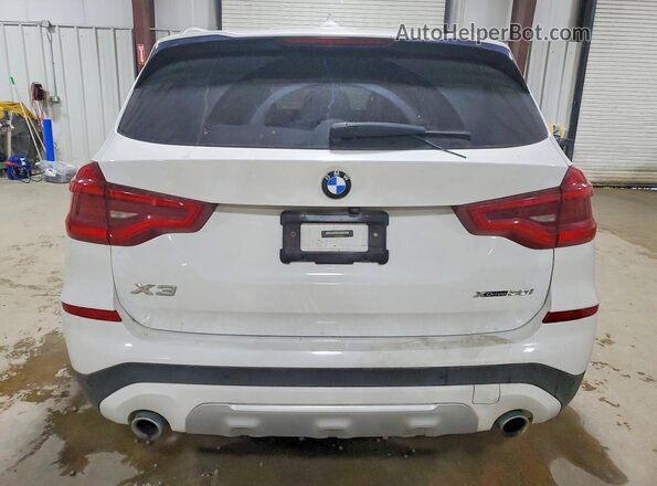 5UXTR9C56JLD67811 2018 BMW X3 White Vista trasera