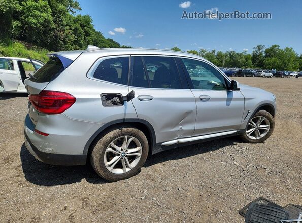 5UXTR9C56KLR03686 2019 BMW X3 Silver Հետևի աջ