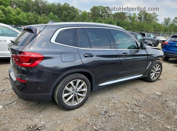 5UXTR9C56KLR07513 2019 BMW X3 Black Rear right
