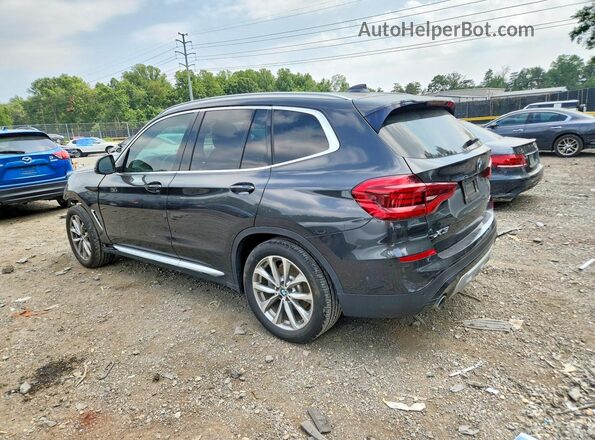 5UXTR9C56KLR07513 2019 BMW X3 Black Rear left