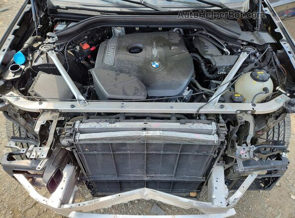 5UXTR9C56KLR07513 2019 BMW X3 Black Engine compartment view