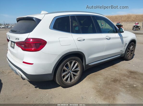 5UXTR9C57JLC80676 2018 BMW X3 White Tył prawy