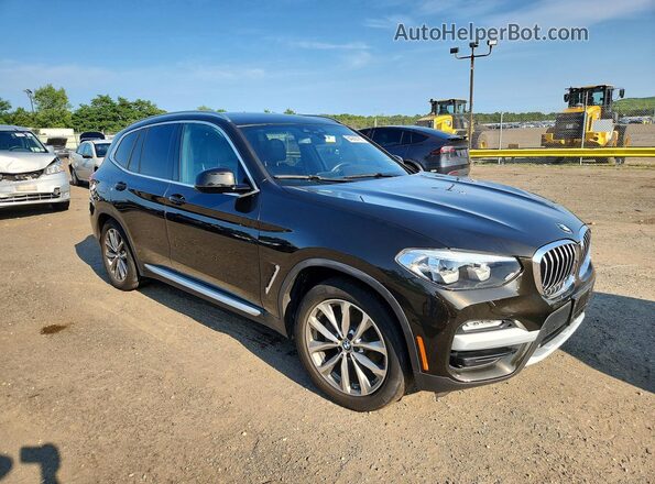 5UXTR9C57KLE16760 2019 BMW X3 Black Front right