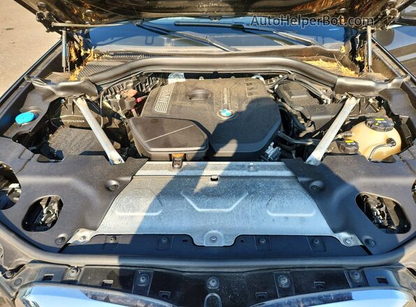 5UXTR9C57KLE16760 2019 BMW X3 Black Engine compartment view